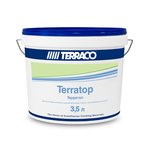 Terraco Terratop/Террако Терратоп акриловая краска премиального уровня с повышенной устойчивостью к загрязнениям