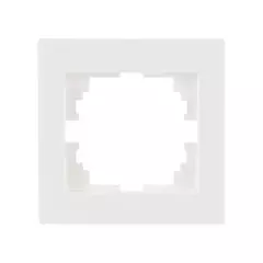 RAIN 703 0202 146 Рамка 1-ая гориз. б/вст белая 10шт/120шт