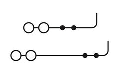 PTTBS 2,5-TWIN/2P-Двухъярусные клеммы