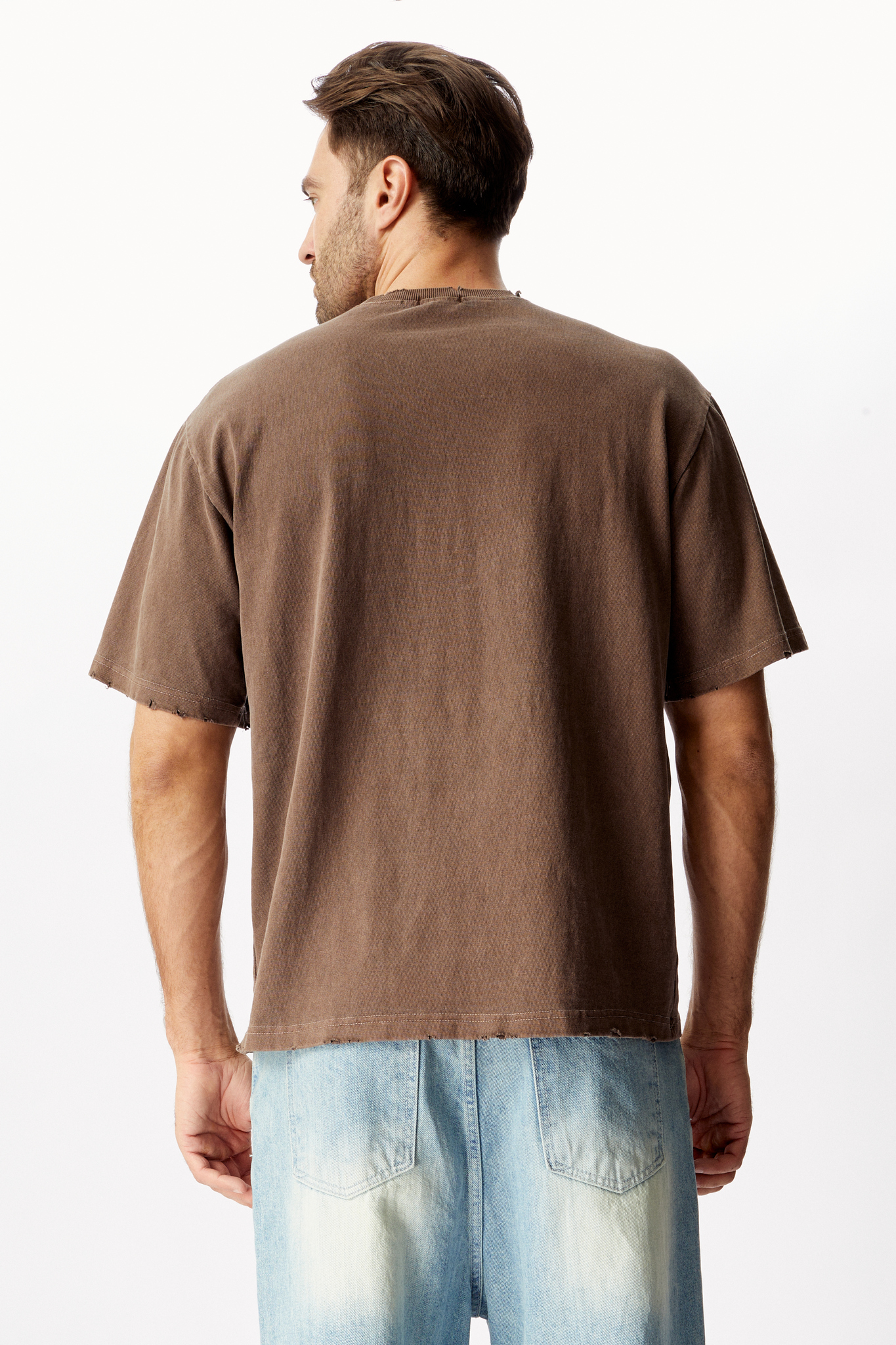 Коричневая футболка Orda