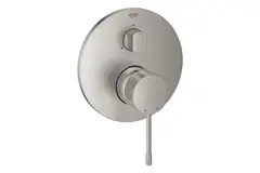 GROHE Essence 24169DC1 Внешняя часть смесителя для ванны скрытого монтажа на 3 потребителя, круглая, суперсталь фото