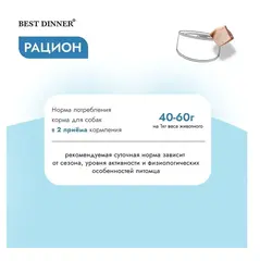 Best Dinner Renal консервы для собак диетический корм при заболеваниях почек (индейка) 100 гр