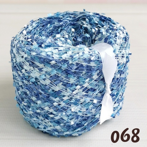 Пряжа бобинная фантазийная Реснички, 068 Мультиколор