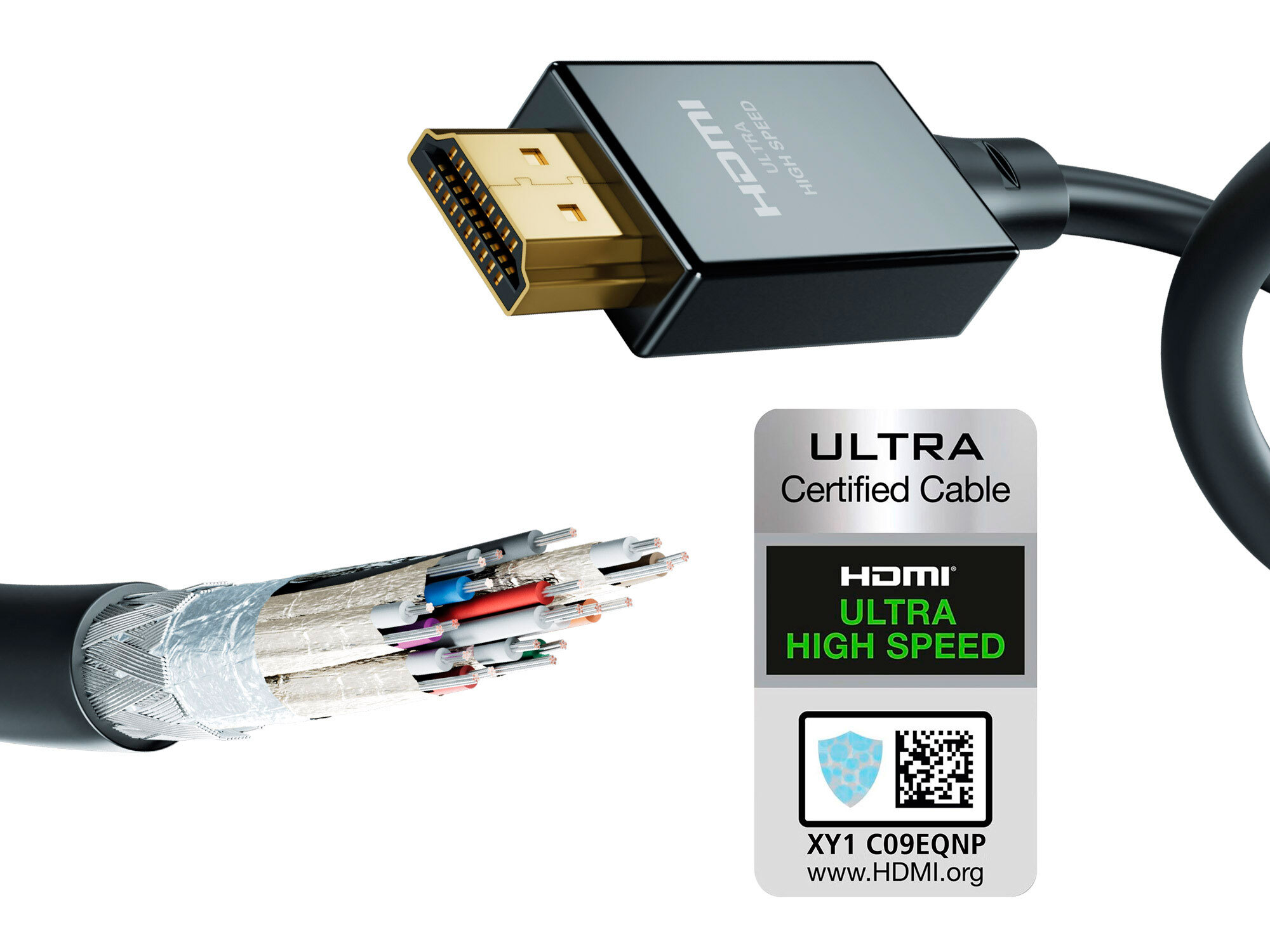 Inakustik Câble optique HDMI 2.1 pro 2m · Câble HDMI · HomeCinéSolutions