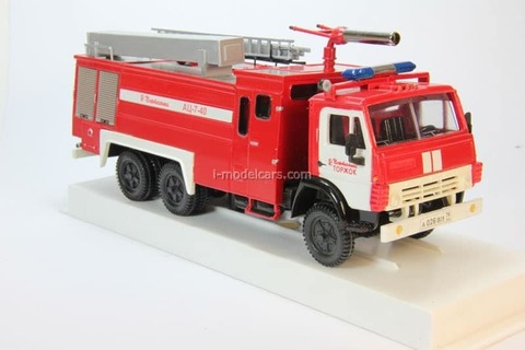 KAMAZ-53215 AC 7-40 Fire fighting tanker LOMO-AVM 1:43 LOMO-AVM 1:43