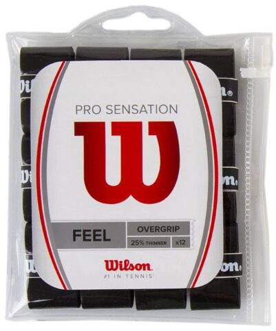 Намотки теннисные Wilson Pro Sensation 12P - black