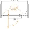 Душевая дверь в нишу Cezares MOLVENO-BA-11 MOLVENO-BA-11-70+20-C-Cr-IV
