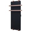 Allen Brau Infinity 325632 Полотенцесушитель электрический с рейлингом и креплением, цвет: чёрный, медь