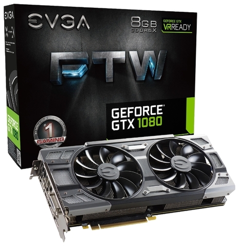 Видеокарта EVGA GeForce GTX 1080 08G-P4-6286-KR