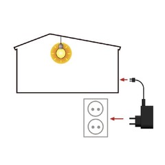 Блок питания для домиков Lundby 220В