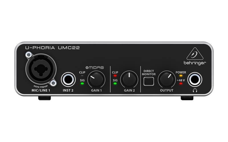 Внешняя звуковая карта behringer u phoria umc22