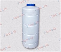 Емкость пищевая вертикальная Пластбак 1000 л. (970 л.) Вертикальная (76x76x225см;белый) - арт.556214