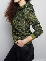 Купить толстовку - Магазин тельняшек.ру 8-800-700-93-18 Джемпер камуфлированный ЦИФРА ЗЕЛЕНАЯ в Магазине тельняшек