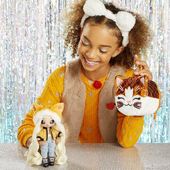 На На На Сюрприз Табита Некота Полосатая Кошка Гламурная Серия 2 Металлик