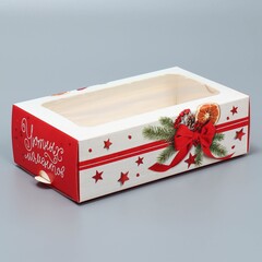 Коробка складная 18х10,5х5,5см ассорти