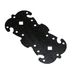 Пластина фигурная ПКФ, 135-60-S, цвет черный матовый