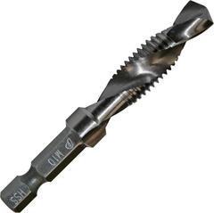 Сверло метчик ПРАКТИКА М10 шаг 1,5, длина 72 мм, хвостовик HEX 1/4', блистер (775-013)