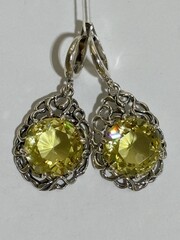 Нефела(серьги из серебра)