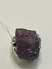 Халькопирит (кольцо из серебра)