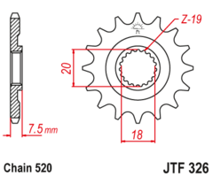 Звезда JT JTF326