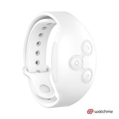 Зеленый вибратор для пар с белым пультом-часами Weatwatch Dual Pleasure Vibe - 