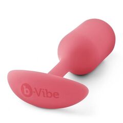 Розовая пробка для ношения B-vibe Snug Plug 2 - 11,4 см. - 