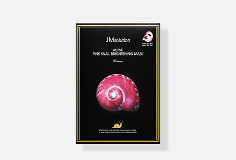 JMSOLUTION Ультратонкая маска С МУЦИНОМ УЛИТКИ Active Pink Snail Brightening Mask Prime (30 мл)