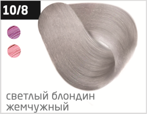 OLLIN silk touch 10/8 светлый блондин жемчужный 60мл безаммиачный стойкий краситель для волос