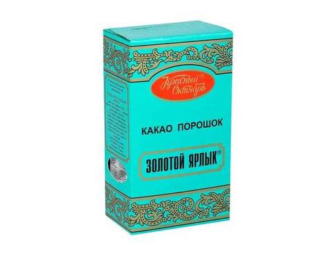 Какао Красный Октябрь Золотой ярлык, 100г