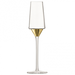 Набор из 2 бокалов-флейт для шампанского Space, 210 мл, золото, фото 4
