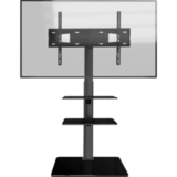 Стойка для телевизора с кронштейном 32"-65", чёрная