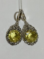 Нефела(серьги из серебра)