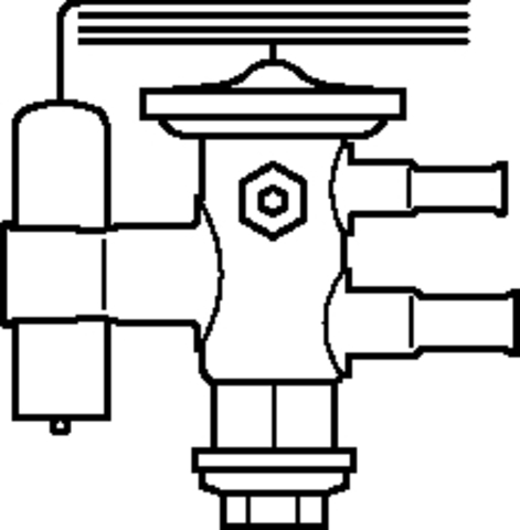 Терморегулирующий клапан Danfoss TUAE 068U2323 (R407C, без МОР)