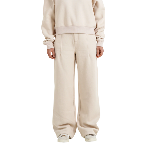 Tailored Flare Jogging Beige