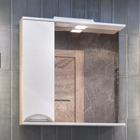 Шкаф навесной с зеркалом Callao 700 (левый) со спотом