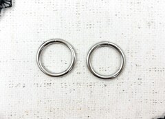 Кольцо, d 25 мм, h 4 мм, 9 гр, никель