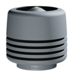 Docke PREMIUM/ Выход вентиляционный ИЗЛ-125/700/ Колпак/ Серый