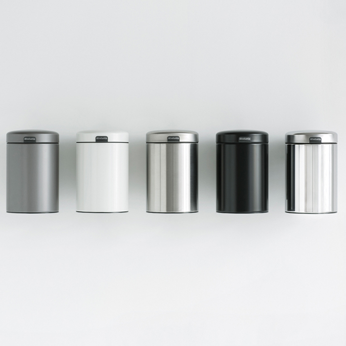 Мусорный бак newIcon настенный (3л), Белый, арт. 115523 - фото 6