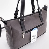 Сумка Саломея 130 мульти итальянский серо-черный