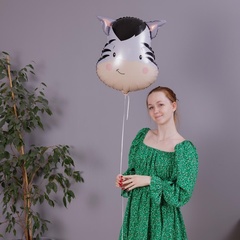 Фигура гелиевая Зебра акварель