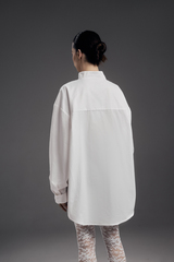 Рубашка-фрак унисекс, белый