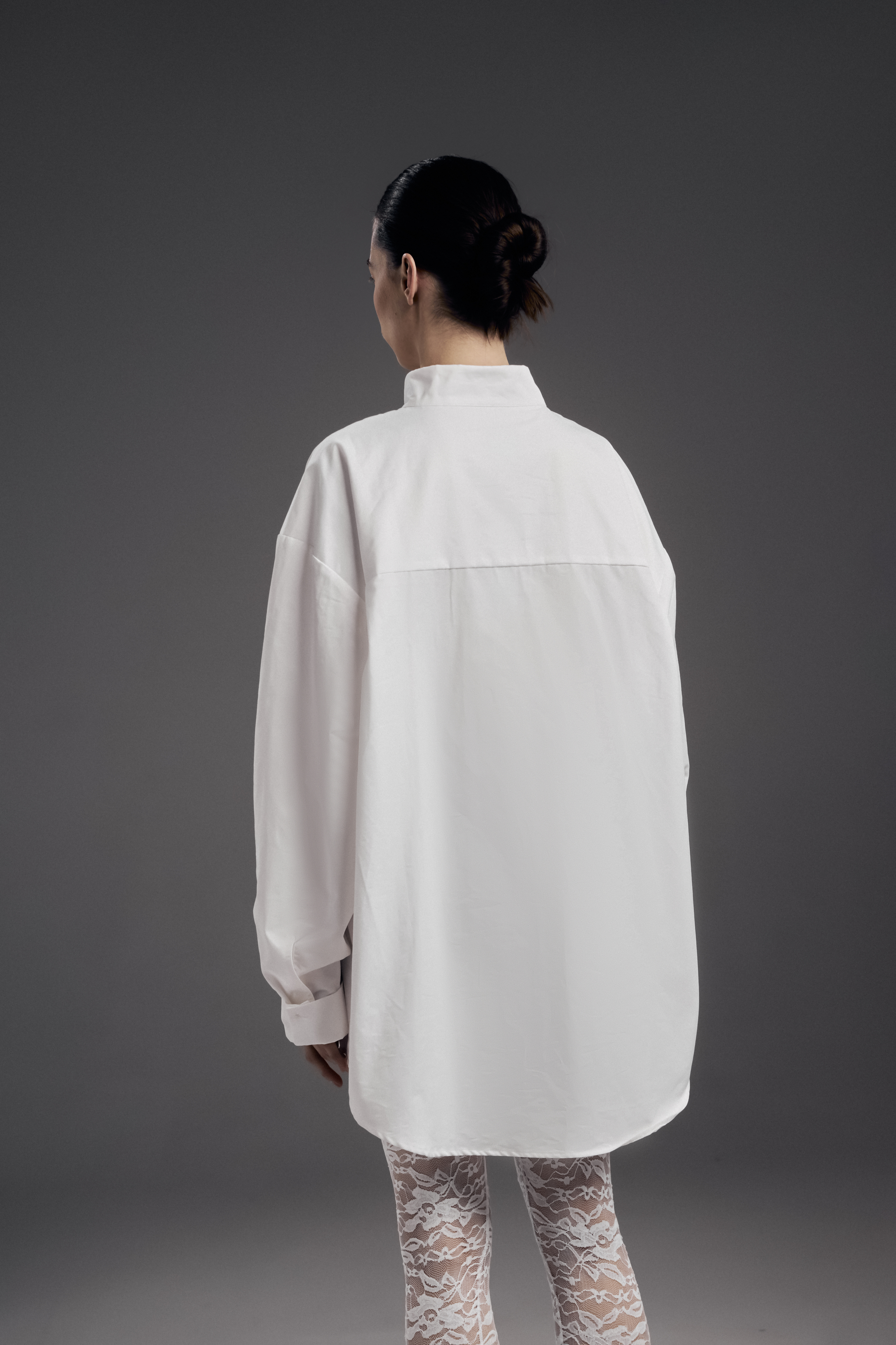 Рубашка-фрак унисекс, белый