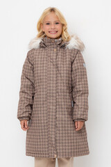 пальто  для девочки  ВК 38115/н/1 ГР