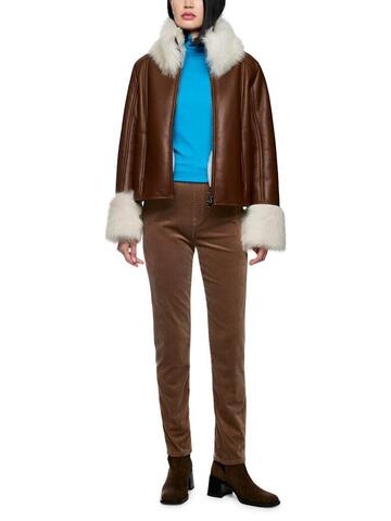 Marc Cain Sports Джеггинсы велюровые из хлопка с модалом