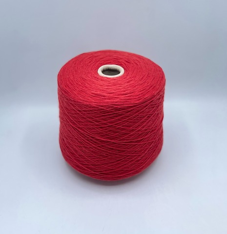 Бобинная пряжа, Toscano, 5/18 360м, 100% Меринос,Томат,37078