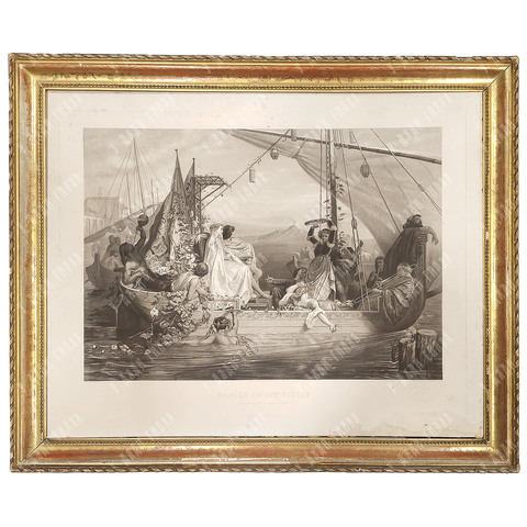 Жандрон Э. О., Леду Ж. Неаполь в XIV веке. Акватинта. Париж, до 1890