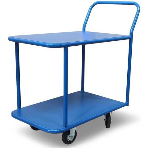 Тележка двухъярусная ТП-2М 600х1000 без колес