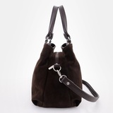 Сумка Саломея 198 эко-замша кофе