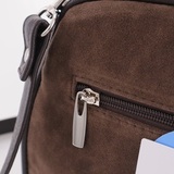 Сумка Саломея 479 эко-замша шоколад