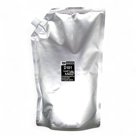 Тонер черный MAK©  D101/D111.700g упаковка ПАКЕТ 700г. Размер коробки 20 шт. - 35см*48см*41см - купить в компании MAKtorg